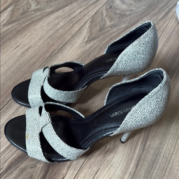 Calvin Klein Women's Black and Gray Heels - Picture 2 of 4